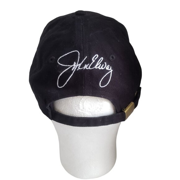 John Elway Chevrolet Baseball Hat Cap Adjustable Strapback Black 100% Cotton - Picture 4 of 6